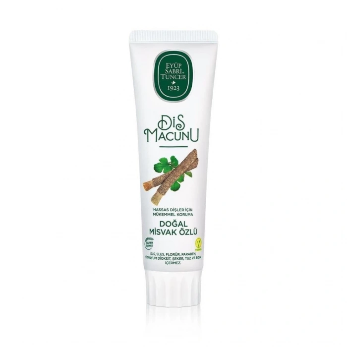 Mey İthalat®   Doğal Diş Macunu 90 Gr Misvak Özlü