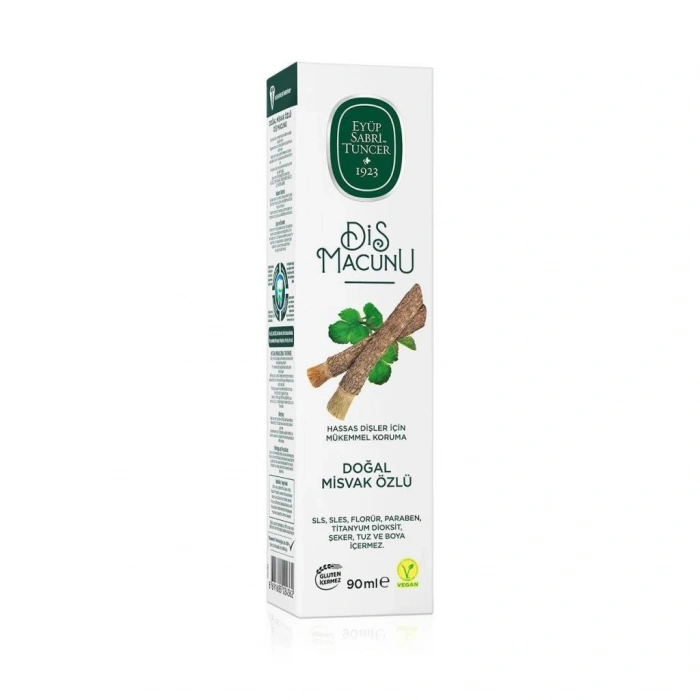 Mey İthalat®   Doğal Diş Macunu 90 Gr Misvak Özlü
