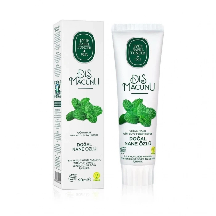 Mey İthalat®   Doğal Diş Macunu 90 Gr Nane Özlü
