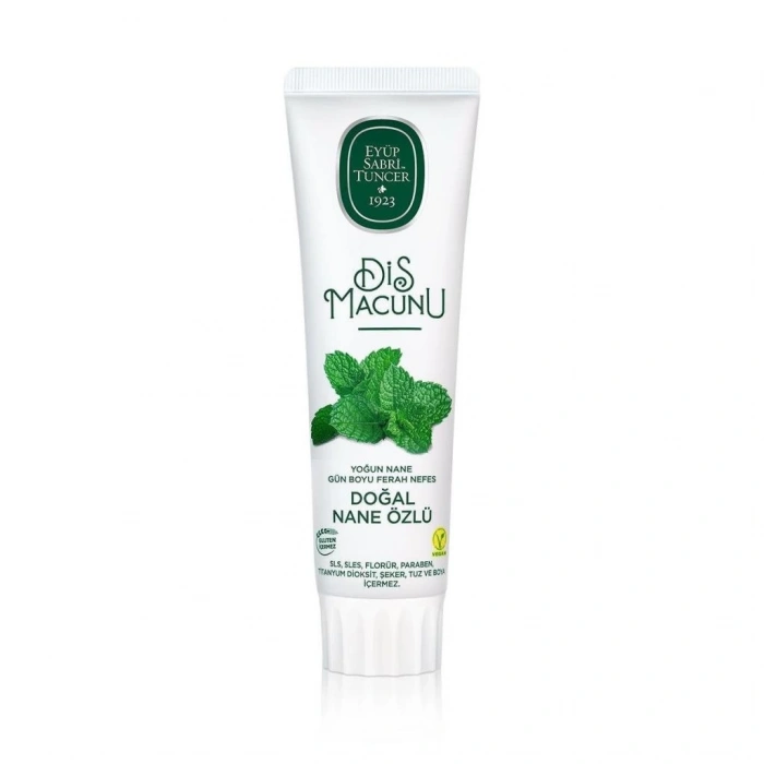 Mey İthalat®   Doğal Diş Macunu 90 Gr Nane Özlü