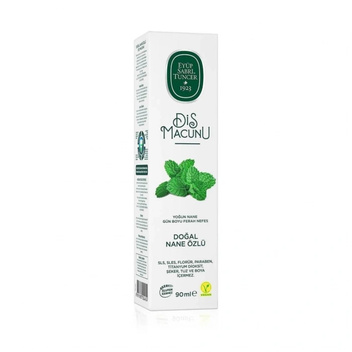 Mey İthalat®   Doğal Diş Macunu 90 Gr Nane Özlü