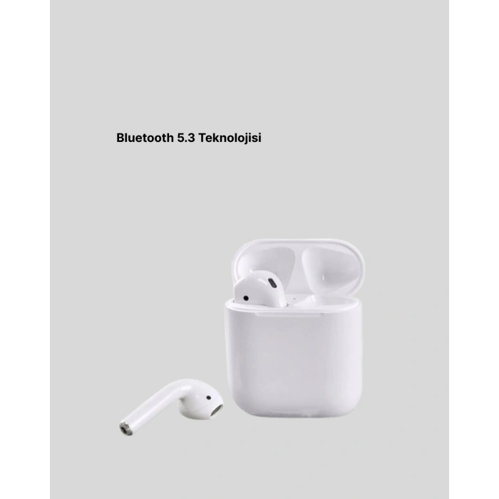 Mey İthalat® Dokunmatik Kontrollü 2. Nesil Bluetooth 5.0 Uzun Pil Ömürlü Kulaklık