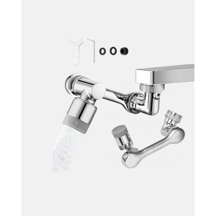 Mey İthalat® Dönebilir Musluk Başlığı – Lavabo Temizliği ve El-Yüz Yıkamada Maksimum Rahatlık