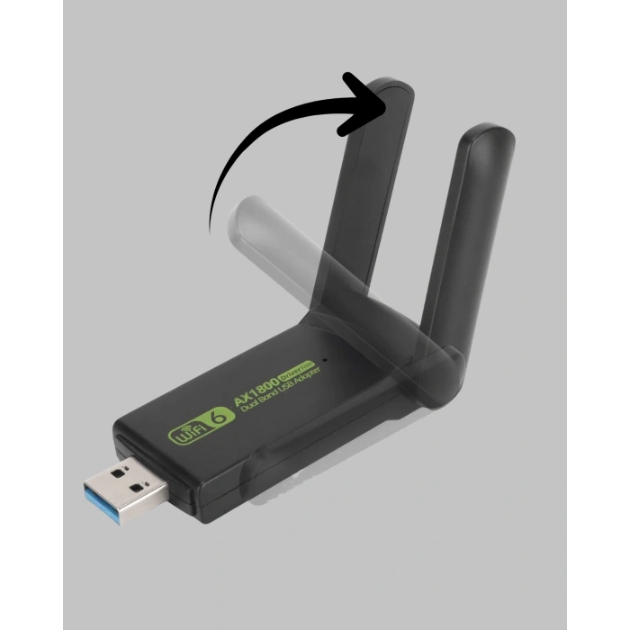 Mey İthalat® Dual Band USB WiFi Adaptör – 1200 Mbps Hız
