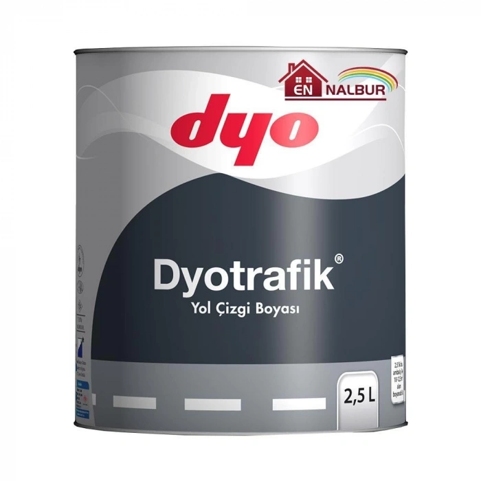 Mey İthalat® DYO Trafik Yol Çizgi Boyası 2,5 Litre Sarı