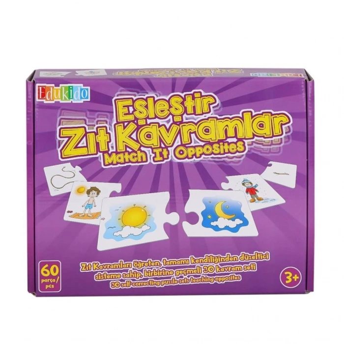 Mey İthalat® EDU-1012 Eşleştir Zıt Kavramlar -Chiva