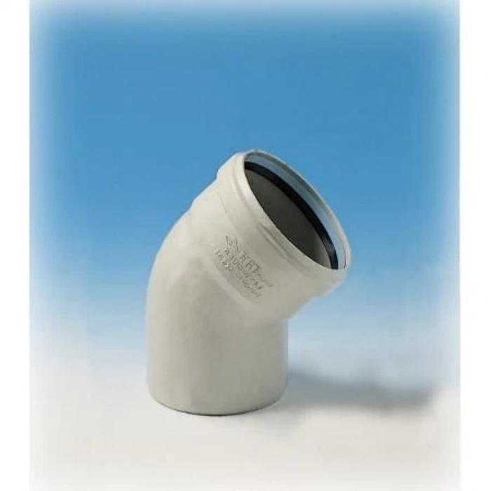 Mey İthalat® Ege Yıldız 110X45 Pvc Açık Dirsek 3,2 mm