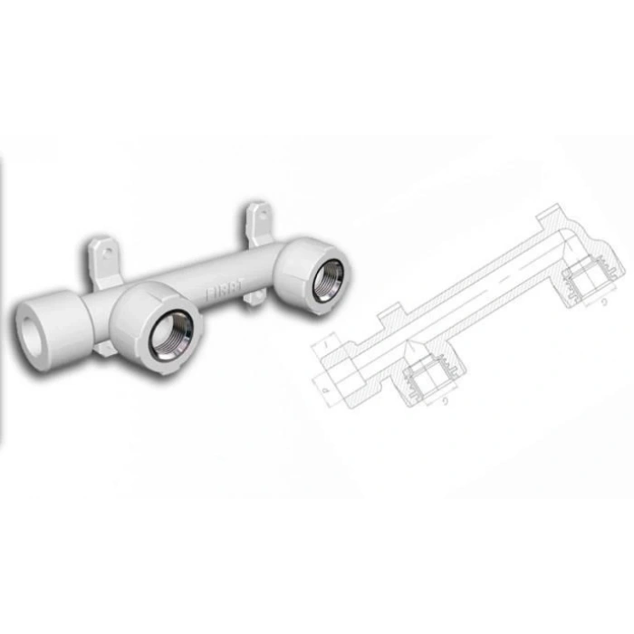 Mey İthalat® Ege Yıldız PPRC 20X1/2 Taharat Bağlantısı Gri
