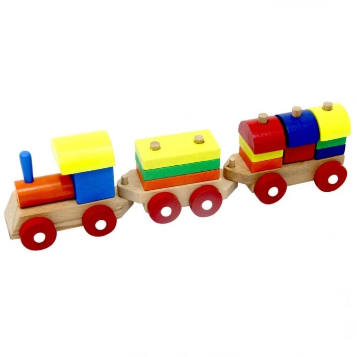 Mey İthalat® Eğitici Ahşap Bultak Tren