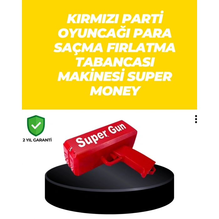 Mey İthalat® Elektrikli Parti Oyuncağı – Para Atan Tabanca