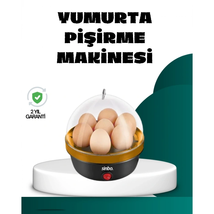 Mey İthalat® Elektrikli Yumurta Pişirme Makinesi 7 Yumurta Kapasiteli