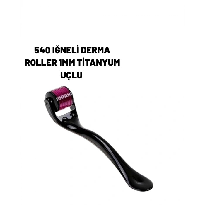Mey İthalat® Ev Tipi Mikro İğneli Cilt Bakım Aleti – 1 mm Titanyum Roller