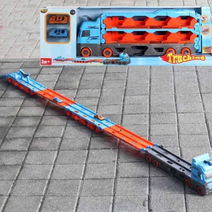 Mey İthalat® FAB-1604 Yarış  Pistli  Tır- Prestij Oyuncak