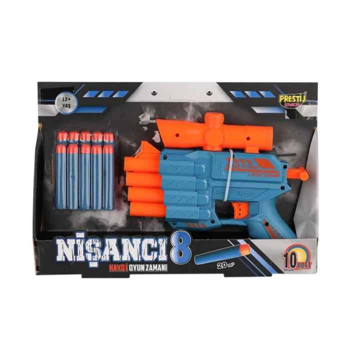 Mey İthalat® FAB 5757 4 Ağızlı Dart Atıcı Silah -Prestij Oyuncak