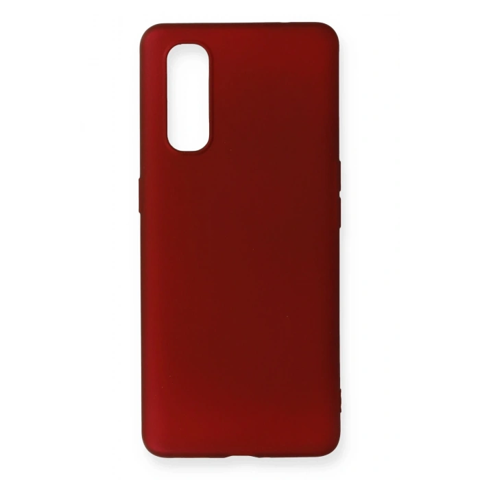 Mey İthalat®   Find X2 Kılıf First Silikon - Bordo