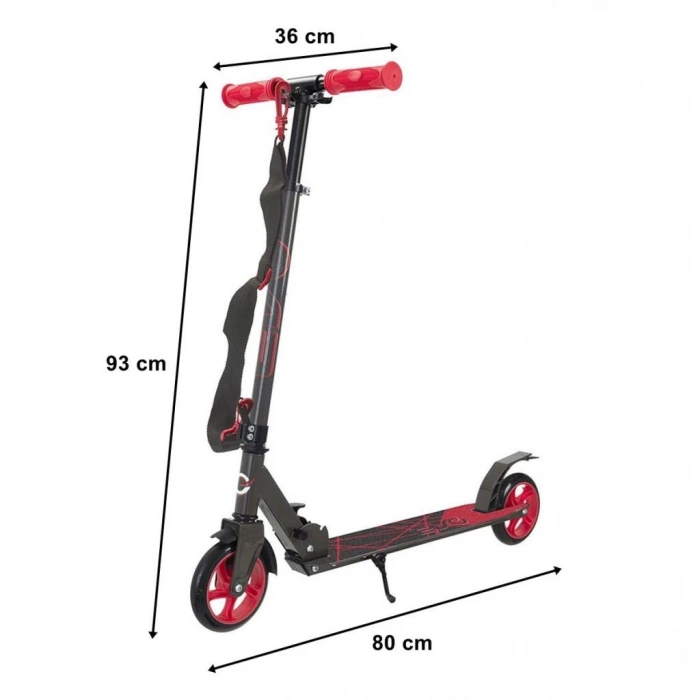 Mey İthalat® Flexi 2 Tekerlekli Scooter Kırmızı