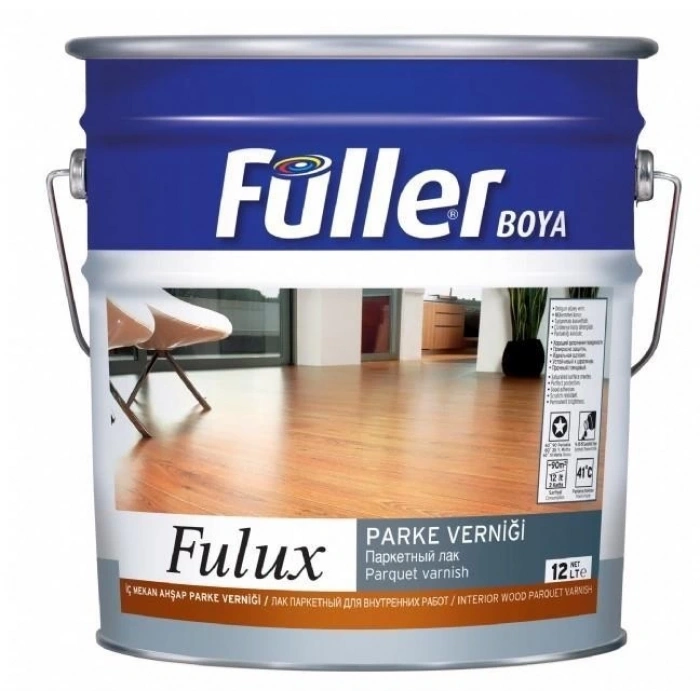 Mey İthalat® Füller Fulux Parke Verniği 2,5 Litre Şeffaf