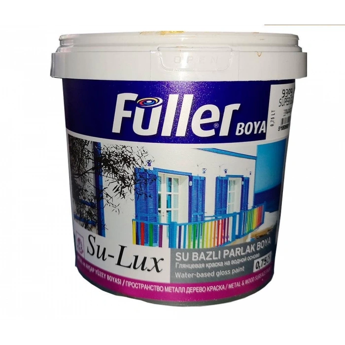 Mey İthalat® Füller Sulux Altın Sarı 0,75 Litre Su Bazlı Yağlı Boya