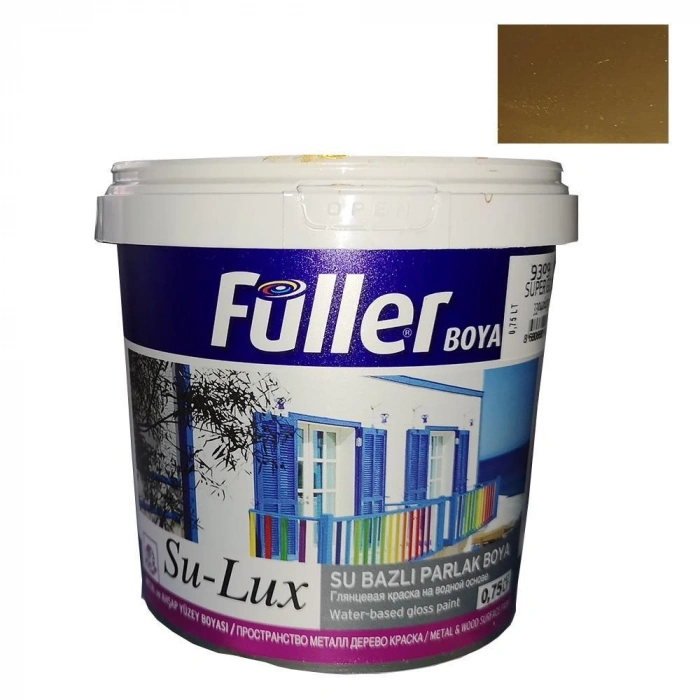 Mey İthalat® Füller Sulux Süper Gold 0,75 Litre Kartonpiyer Boyası