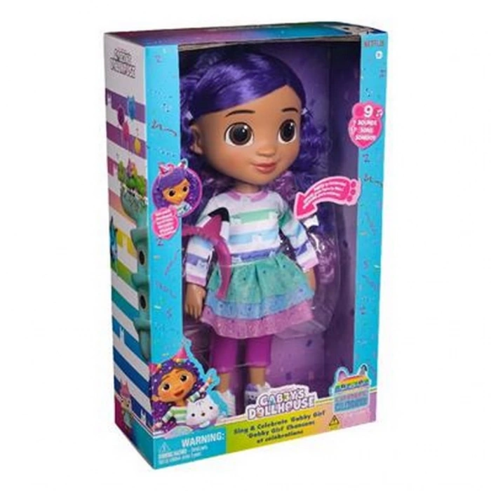Mey İthalat® Gabbys Doll House Sesli Bebek Figür 33 cm