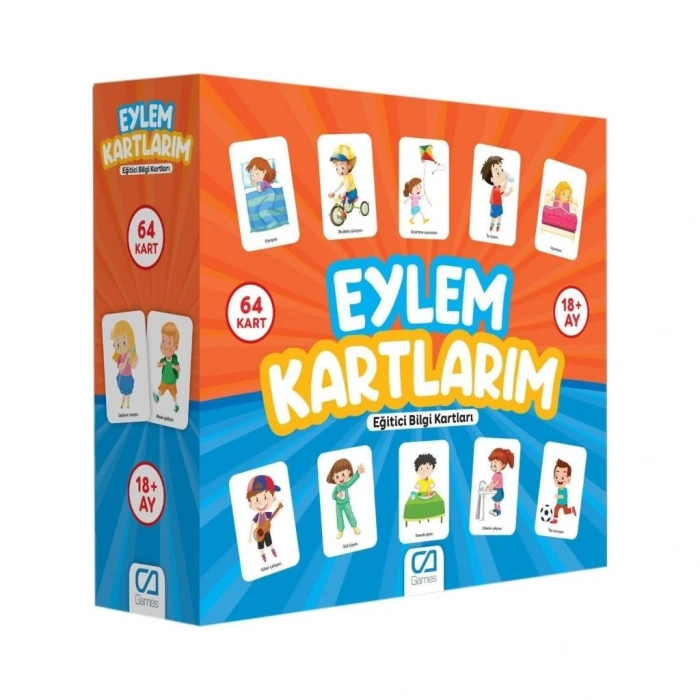 Mey İthalat® Games Eylem Kartlarım 64 Parça 5174
