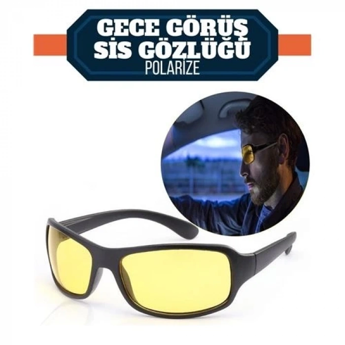 Mey İthalat® Gece Sürüş ve Sis Gözlüğü