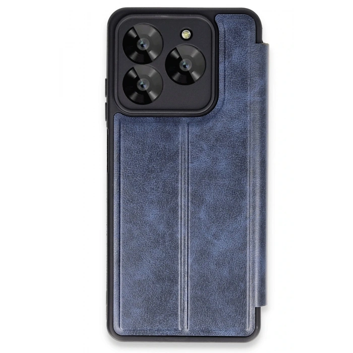 Mey İthalat®  General Mobile Era 50 Kılıf Flip Cover - Lacivert