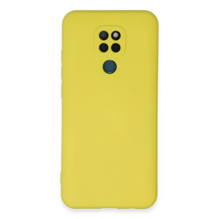 Mey İthalat®  General Mobile GM 20 Kılıf Nano içi Kadife Silikon - Sarı
