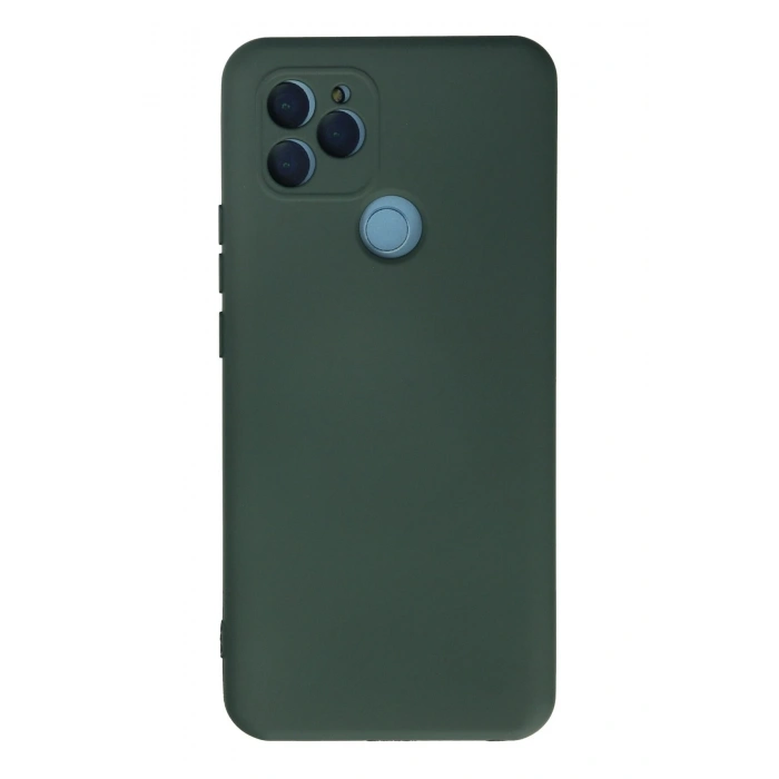 Mey İthalat®  General Mobile GM 21 Kılıf Nano içi Kadife Silikon - Koyu Yeşil