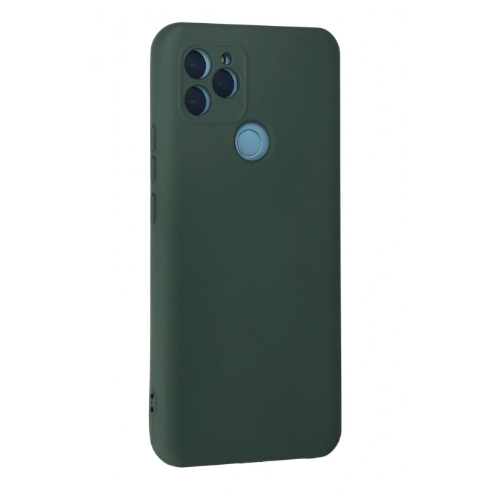 Mey İthalat®  General Mobile GM 21 Kılıf Nano içi Kadife Silikon - Koyu Yeşil
