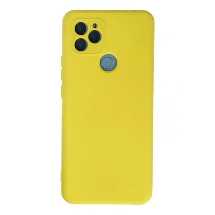 Mey İthalat®  General Mobile GM 21 Kılıf Nano içi Kadife Silikon - Sarı