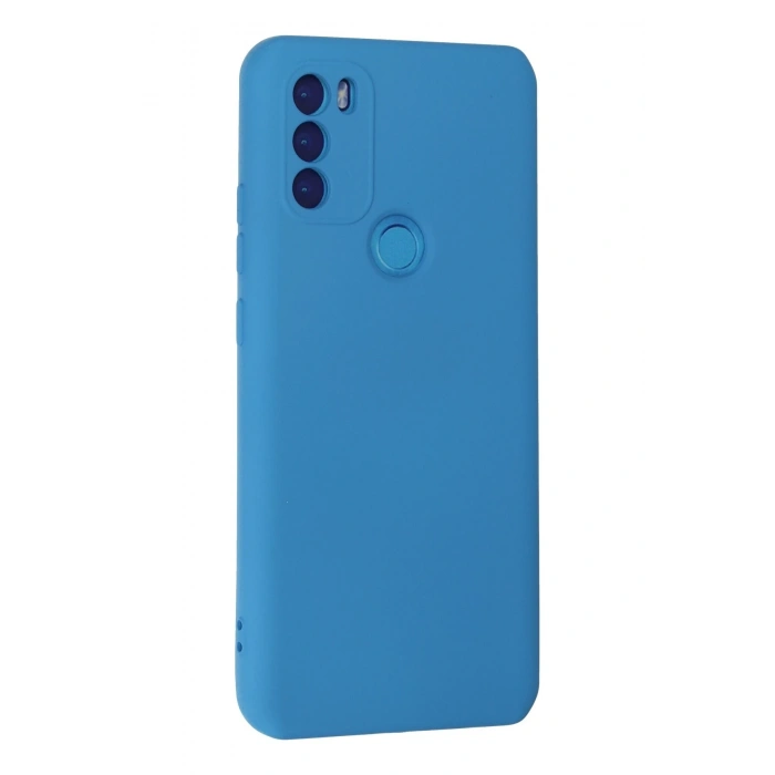 Mey İthalat®  General Mobile GM 21 Plus Kılıf Nano içi Kadife Silikon - Mavi