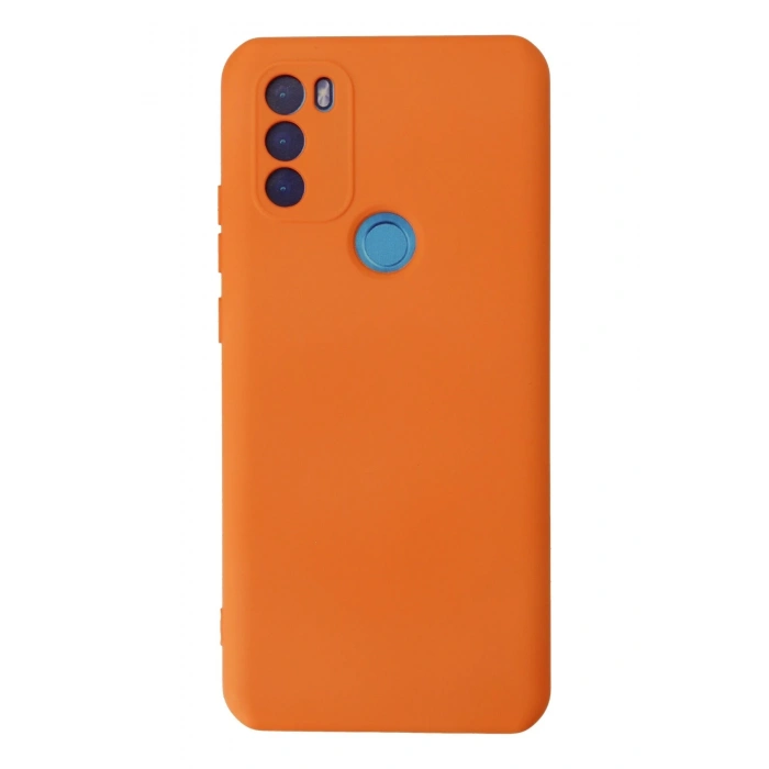Mey İthalat®  General Mobile GM 21 Plus Kılıf Nano içi Kadife Silikon - Turuncu