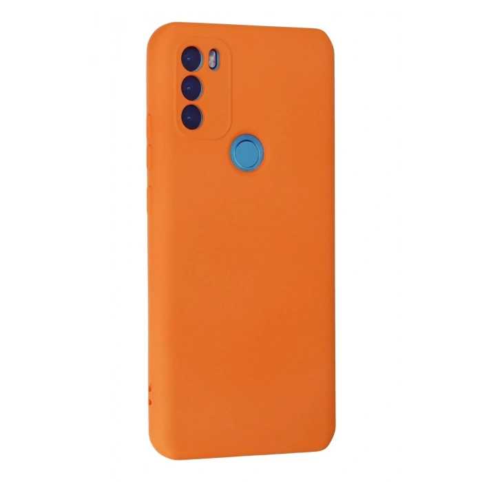 Mey İthalat®  General Mobile GM 21 Plus Kılıf Nano içi Kadife Silikon - Turuncu