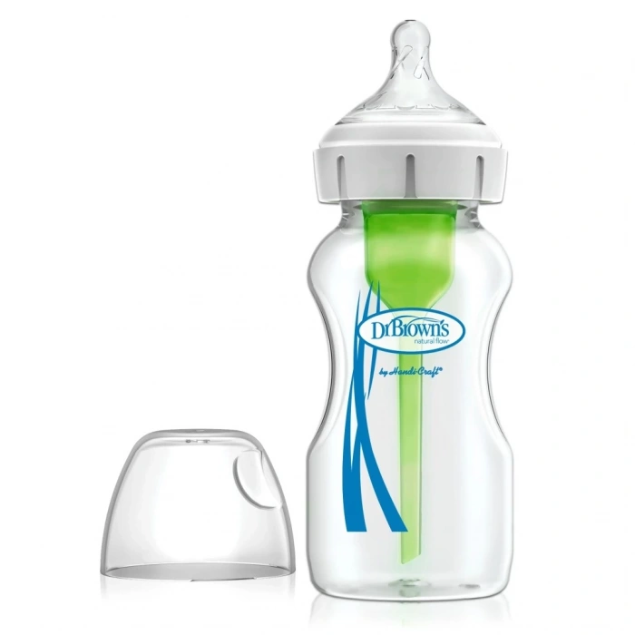 Mey İthalat®   Geniş Ağız Cam Biberon 270 ml (Yeni)