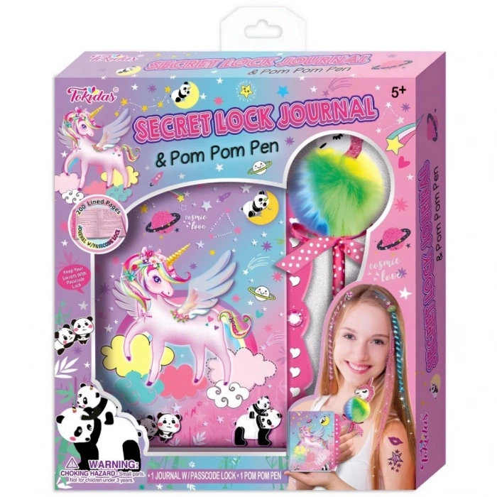 Mey İthalat® Gizli Günlük ve PonPon Kalem