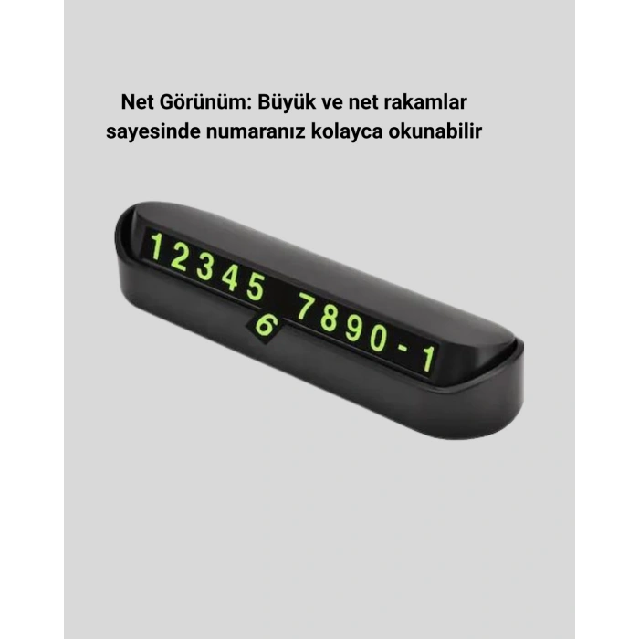 Mey İthalat® Gri Alüminyum Araç İçi Telefon Numaratörü – Dayanıklı, Modern ve Net Görünürlük Sağlayan Tasarım