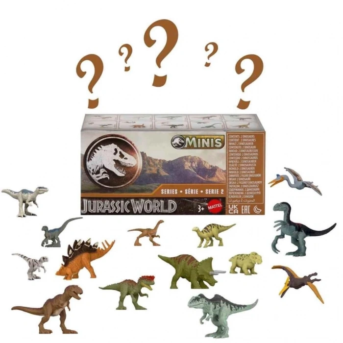 Mey İthalat® GWP38 Sürpriz Paketli  Dinozor Figürleri