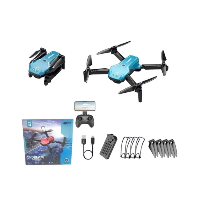 Mey İthalat® H866HW - 2.4G Wifi Kameralı Şarjlı Full Fonksiyon Drone