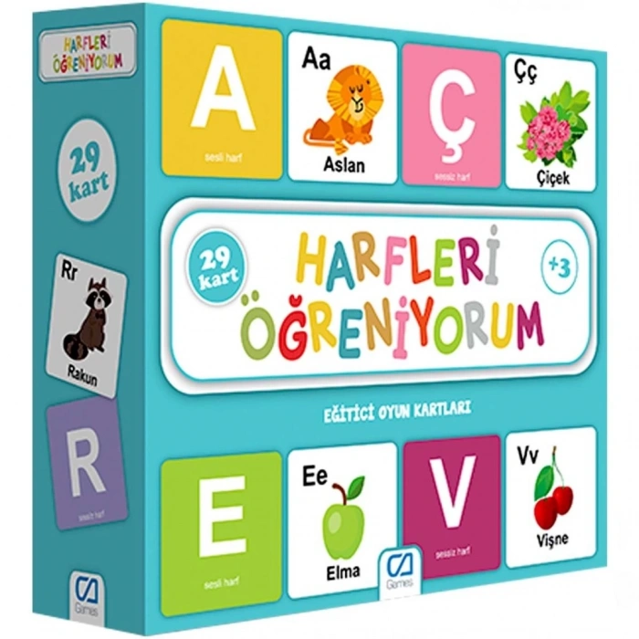 Mey İthalat® Harfleri Öğreniyorum Eğitici Set
