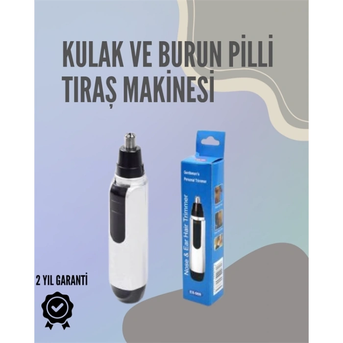 Mey İthalat® Hassas 3D Bıçaklı Kulak ve Burun Tıraş Makinesi