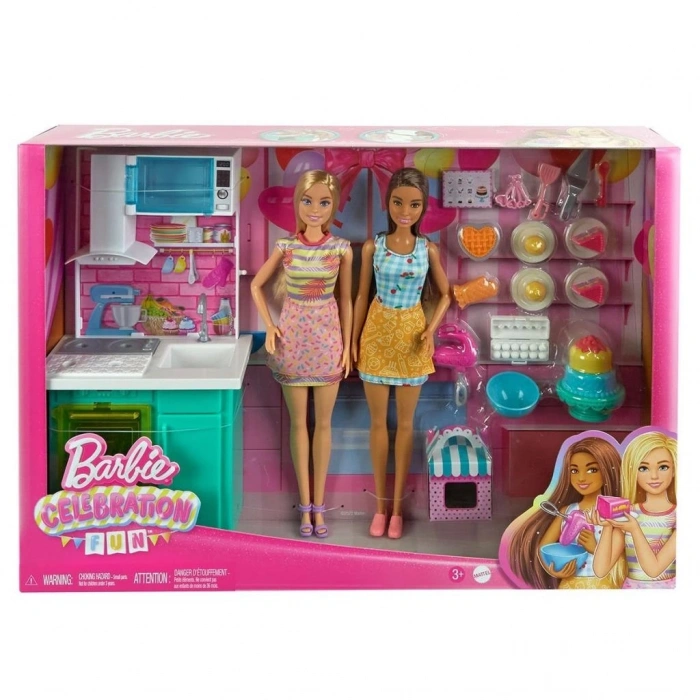 Mey İthalat® HJY94  Brooklyn ve Malibu Pasta Yapıyor Oyun Seti