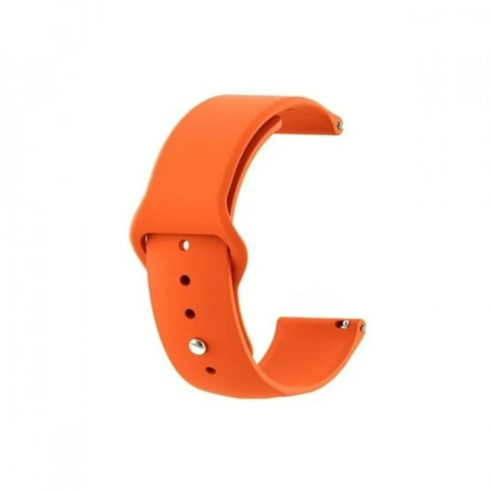 Mey İthalat®  Huawei GT4 41mm 18mm Klasik Kordon - Turuncu