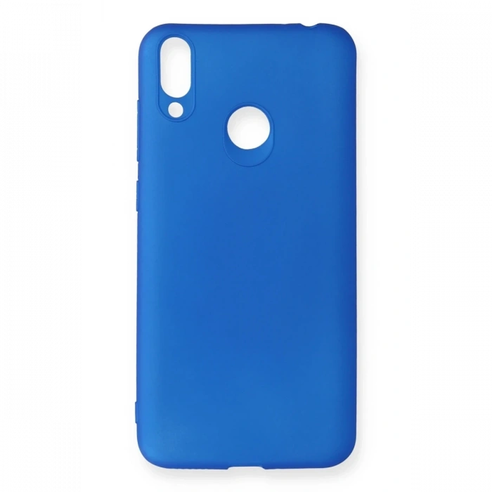 Mey İthalat®  Huawei Honor 8C Kılıf First Silikon - Mavi