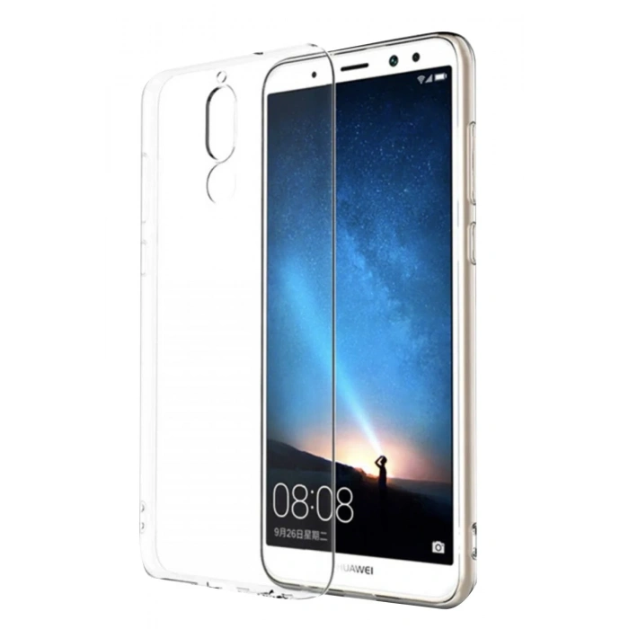Mey İthalat®  Huawei Mate 10 Lite Kılıf Lüx Şeffaf Silikon