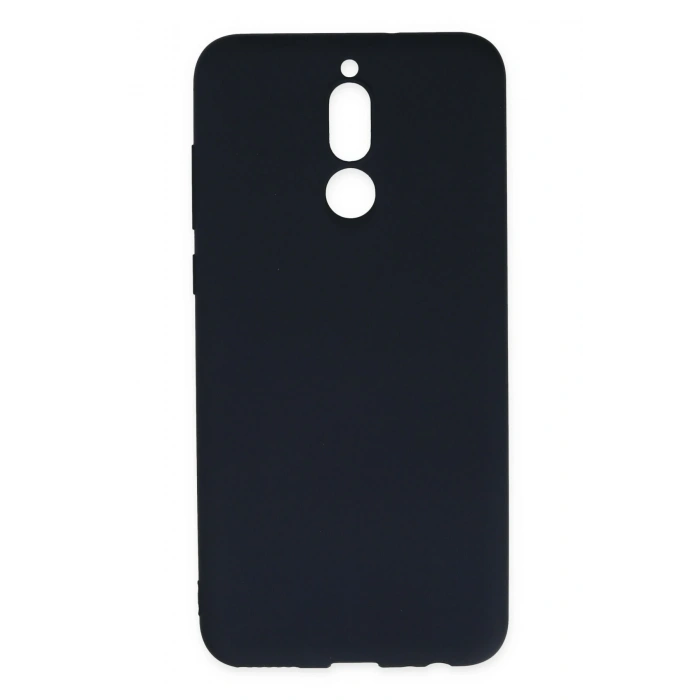 Mey İthalat®  Huawei Mate 10 Lite Kılıf Nano içi Kadife Silikon - Lacivert