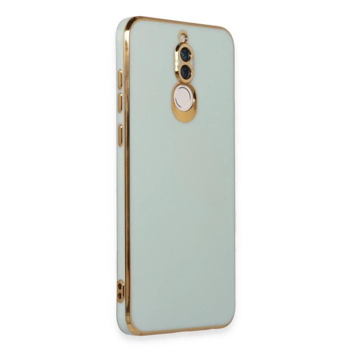 Mey İthalat®  Huawei Mate 10 Lite Kılıf Volet Silikon - Açık Yeşil