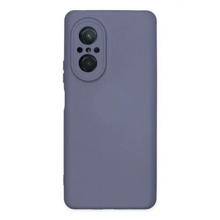 Mey İthalat®  Huawei Nova 9 SE Kılıf Nano içi Kadife Silikon - Gri