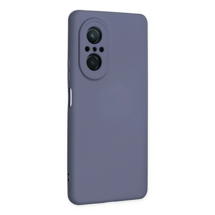 Mey İthalat®  Huawei Nova 9 SE Kılıf Nano içi Kadife Silikon - Gri