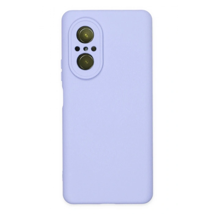 Mey İthalat®  Huawei Nova 9 SE Kılıf Nano içi Kadife Silikon - Lila